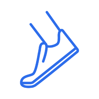 Comfort-first support icon representing RichVeron foot care philosophy