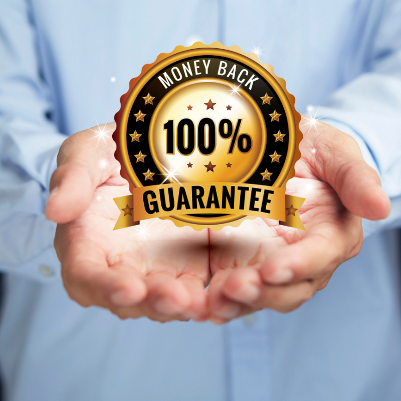 RichVeron 30-day no-questions-asked money back guarantee for foot sleeves