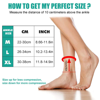 StrideRelief foot sleeve available in orange, green and black color options