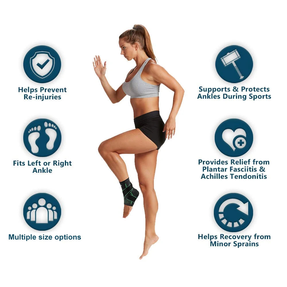Senior wearing StrideRelief foot sleeve for comfortable daily walking